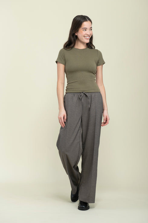 Penny-Textured Rib Tee